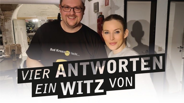 Backstage-Reporter Heiko Gille mit Jeannine Michaelsen