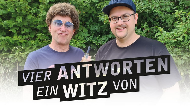 Backstage-Reporter Heiko Gille mit Atze Schröder