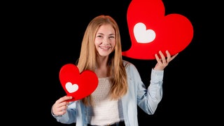Laila Zielger mit Herz