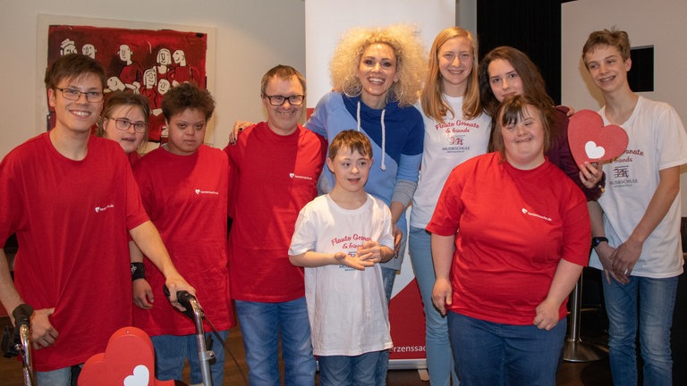 "Musical in Concert"-Darsteller treffen Herzenssache-Projekt